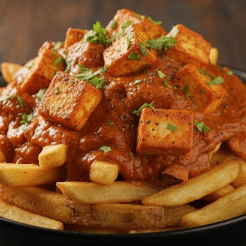 Masala Loaded Fries (Veggi)
