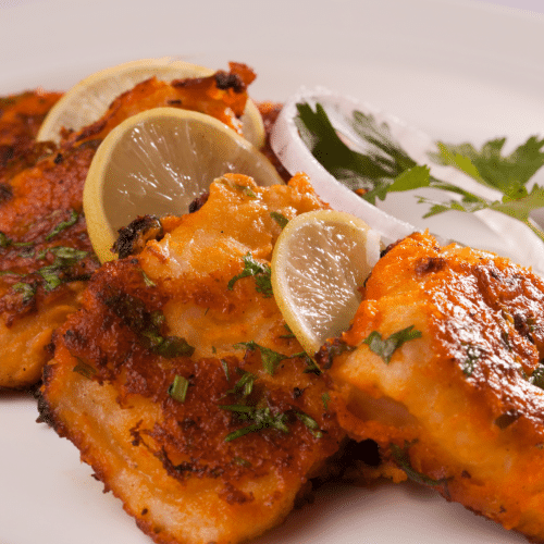 Meeresfrüchte-Tikka