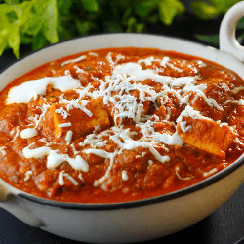 Rahmkäse in Buttersauce - Panir Makhni