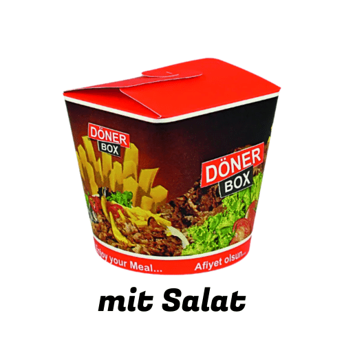 Döner Box mit Salat