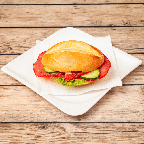 (Rinderschinken) Pastrami Brötchen