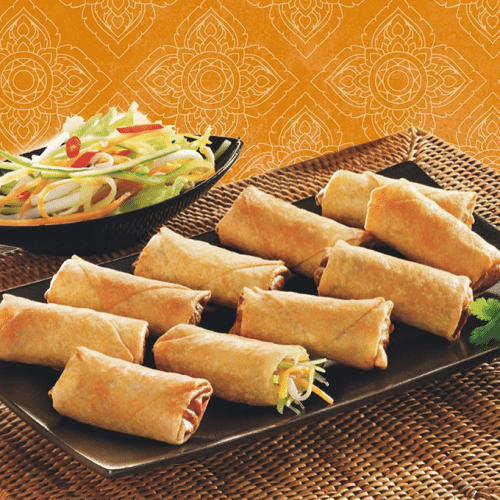 Vegetarische Mini-Frühlingsrollen (8 Stück)