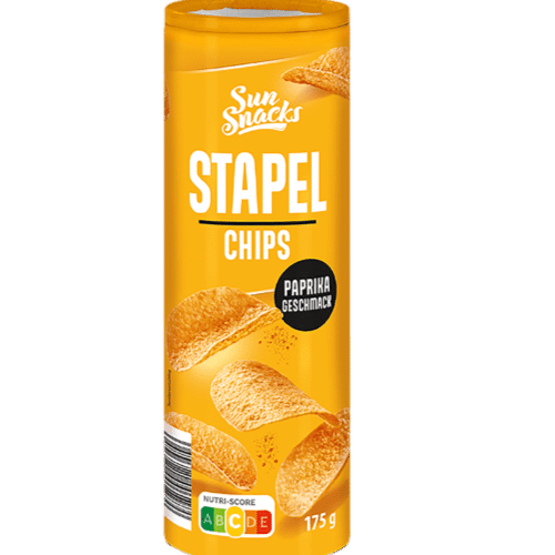 Stapelchips Paprika
