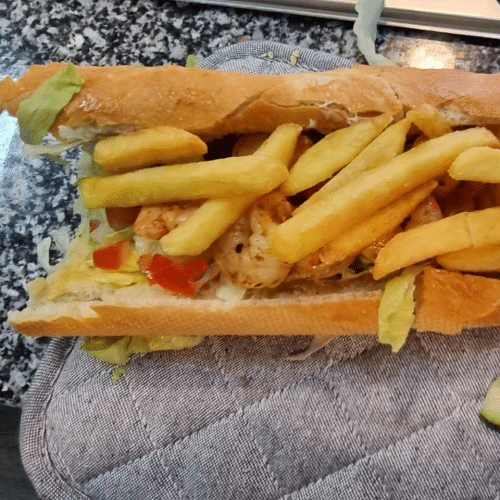 Garnelen Baguette