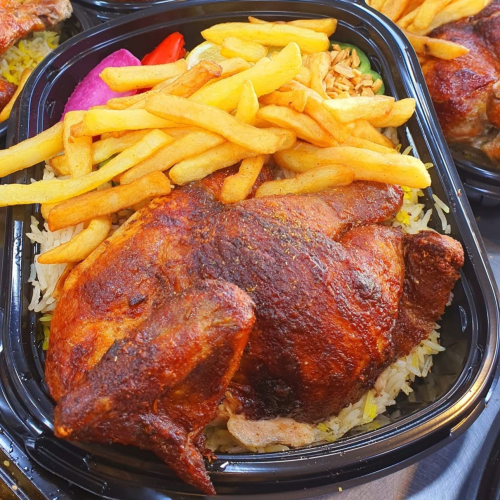Halbes Grillhähnchen