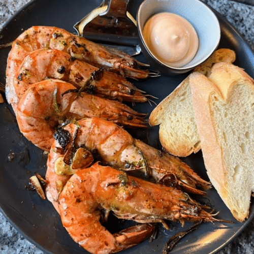 Gegrillte Gambas