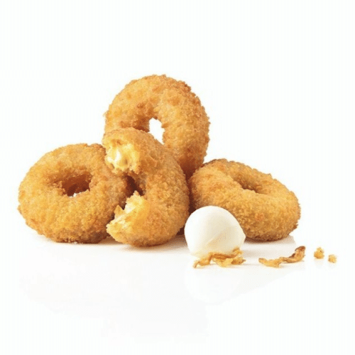 Mozzarella onion Rings (4 stück)