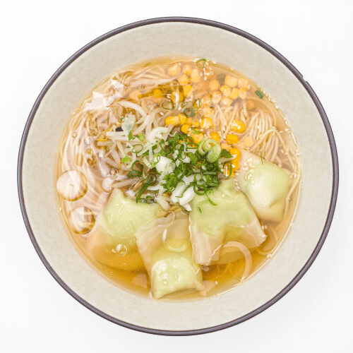 Wantan Ramen (vegan, scharf)