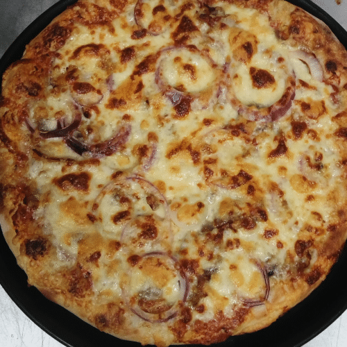 Pizza Döner mit Zwiebeln