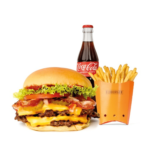 Elb Double Smashburger Menü