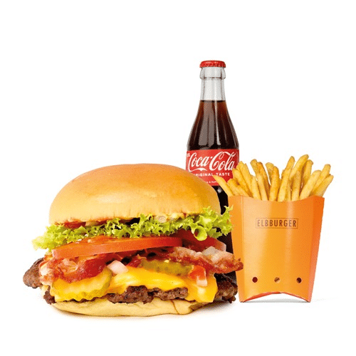 Elb Single Smash Burger Menü