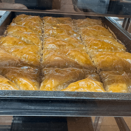 Baklava mit Walnuss (1 Stück, selbstgemacht)