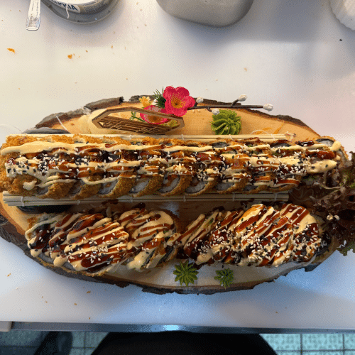 Crunchy Surimi, Gurke, Avocado