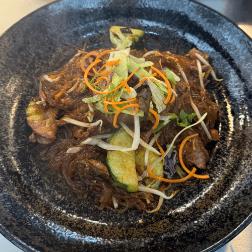 Glasnudeln Wok - mit Rindfleisch