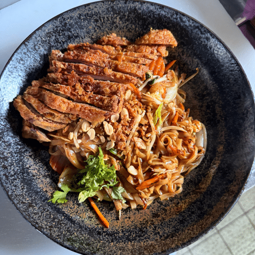 Pho Xao - mit knuspriger Ente