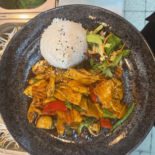 Pikante Kantoner Art - mit Hühnerfleisch