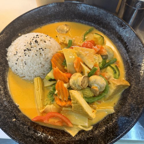 Spicy Mango Curry - mit Tofu