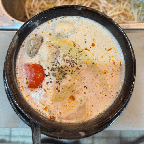 Tom Kha G - mit Lachs
