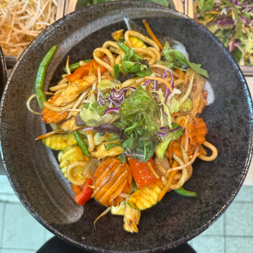 Udon Yaki - mit verschiedenem Gemüse