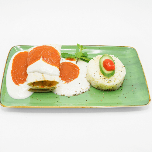 Beyti (2 Stück) mit Reis