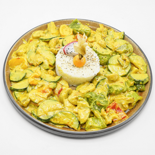 Gemüsecurry mit Reis