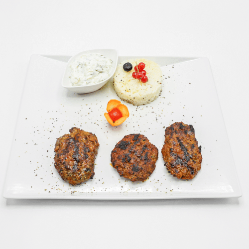 Köfte (3 Stück) mit Reis