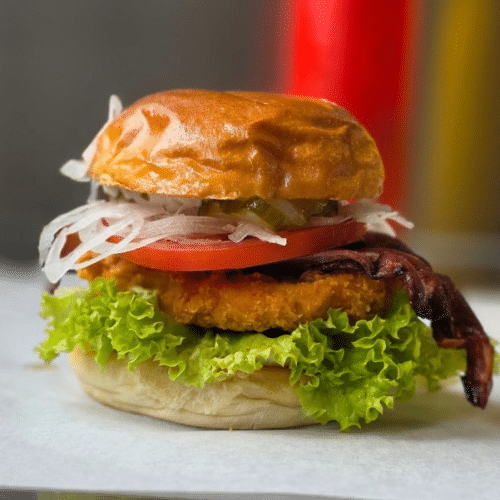 El Pollo Fresh blt burger