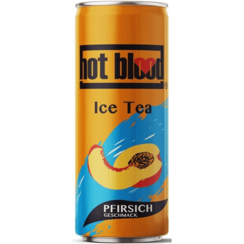 Hot Blood Ice Tea Pfirsich 0,33l (EINWEG)