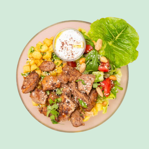 Koriander Hähnchen Bowl