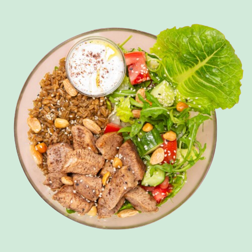 Grün Hähnchen Bowl