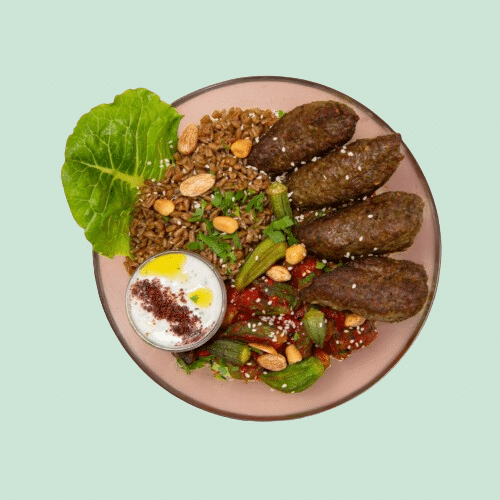 Grün Okra Kufta Bowl