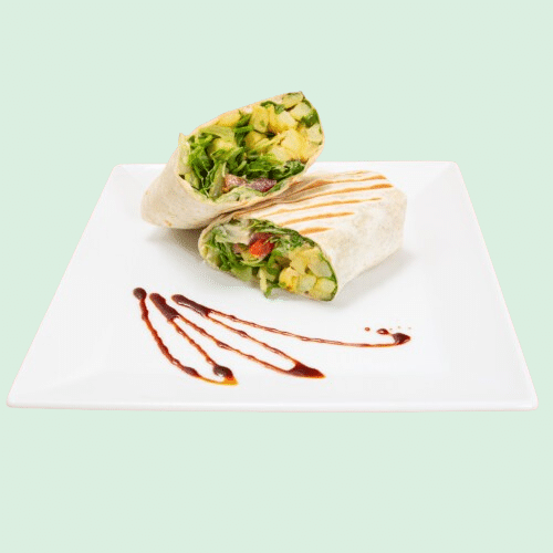 Koriander Hähnchen Wrap