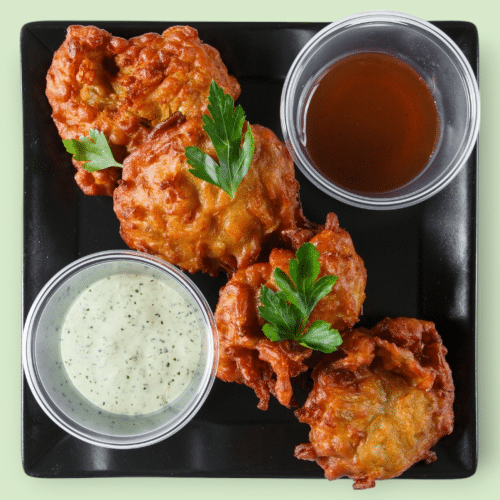 Zwiebeln Pakora (4 Stück)