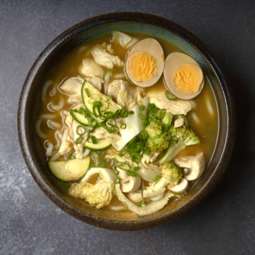 Curry Udon Nudelsuppe