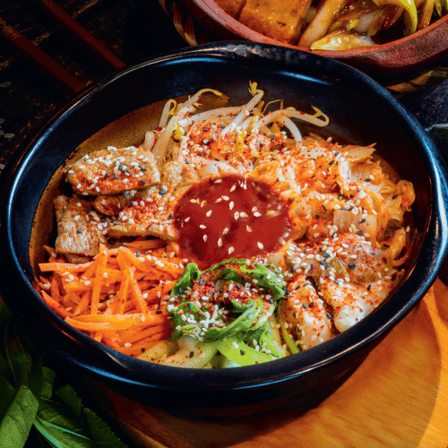R1. Bibimbap (sehr scharf, vegan)