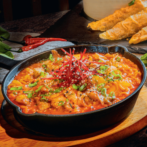 S2. Rabokki (sehr scharf, vegan)