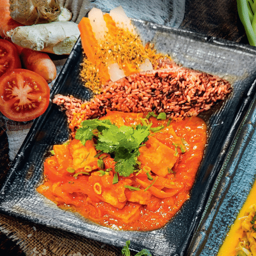 R4. Temple Rice (vegan)