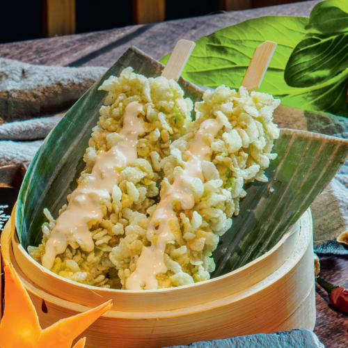 24. Tofu Green Rice (vegan)