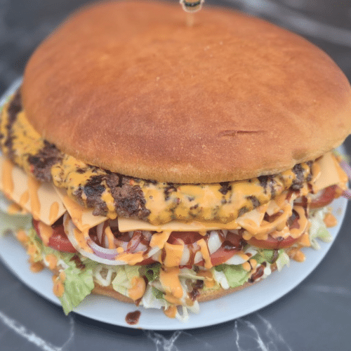 999g. Beef Burger - Als Musti's Beefburger TS - Menü