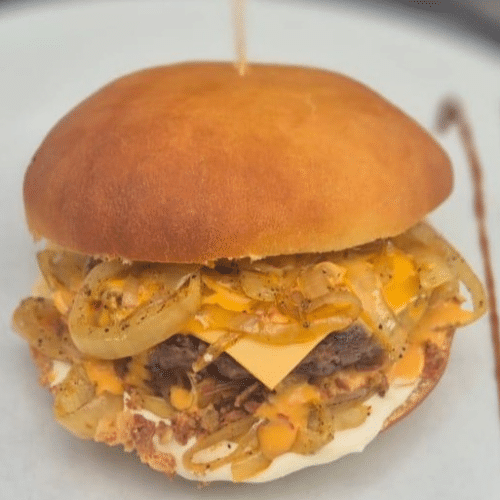 Absolut Cheese & Onion Burger