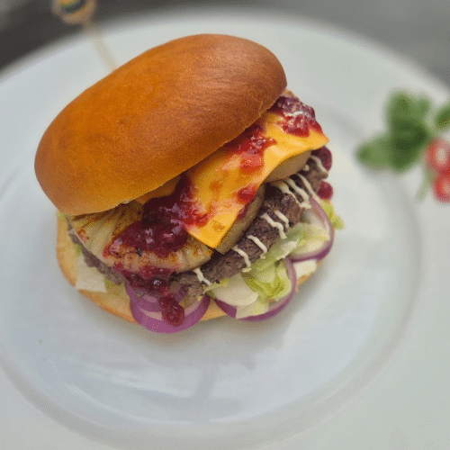 Beef Hawaii Burger - Menü