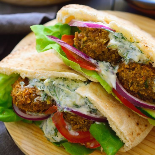 Falafel im Brot