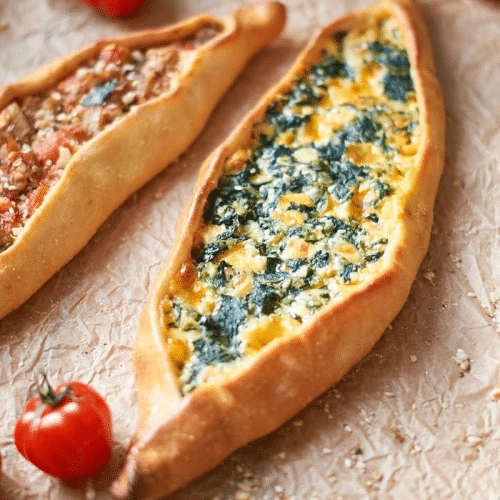 Pide mit Spinat