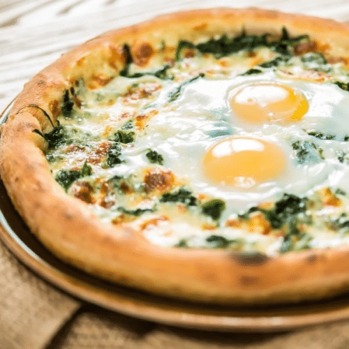 Pizza Spinat-Ei