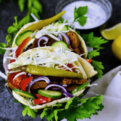 Veggie im Brot mit Käse