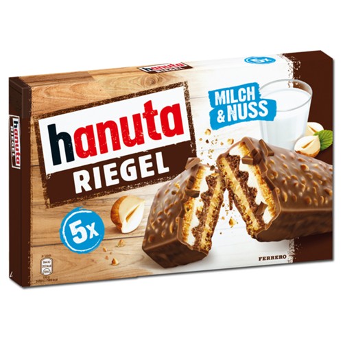 Hanuta Riegel Milch & Nuss 173g