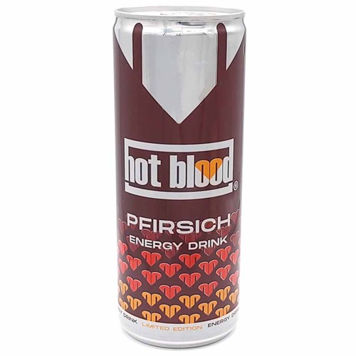 hot blood Energy Drink Pfirsich 0.25l (EINWEG)