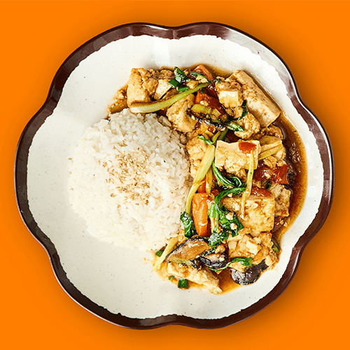 Geschmorter Tofu