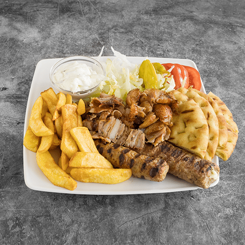 Gemischter Grill-Teller