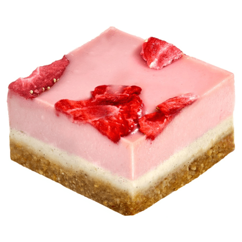 Vegane Erdbeer-Vanille Bite